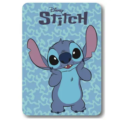 Odeja iz flisa 100x140 Stitch blue