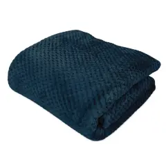 Žakard odeja AMORRO/NAVY/150x200