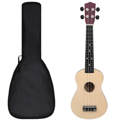 Otroški sopran ukulele z torbo naravni 23'' - Set ukulele