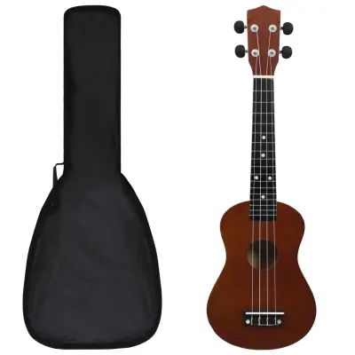 Otroški sopran ukulele z torbo naravni 23'' - Set ukulele