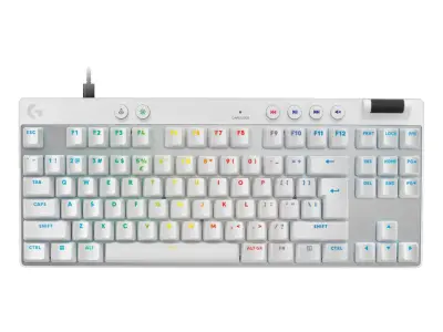LOGITECH G PRO X TKL RAPID bela, USB, SLO tipkovnica
