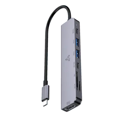 HUB SBOX H-999 7v1 USB-C