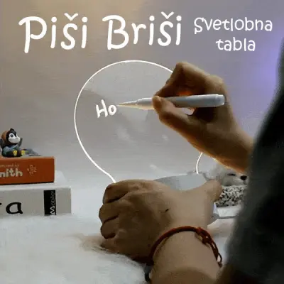 LED Svetlobna Tabla + flomastri