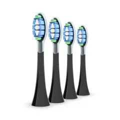 Ultrasonic nastavki za Philips Sonicare C3 Premium Plaque Defense, 4 kosi, črni