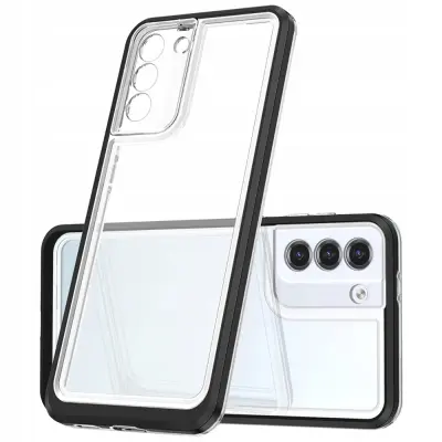 CLEAR CASE COVER ETUI ZA OHIŠJE ZA SAMSUNG GALAXY S23+ ČRN