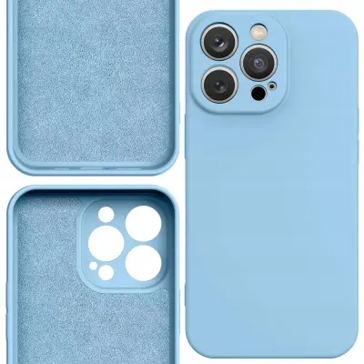 SILICONE CASE ETUI OBUDOWA DO XIAOMI REDMI NOTE 11 PRO 5G JASNONIEBIESKIE