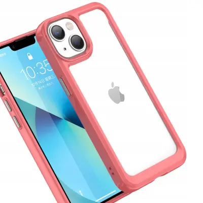 HURTEL OVITEK OUTER SPACE CASE OVITEK ZA IPHONE 15 RDEČ