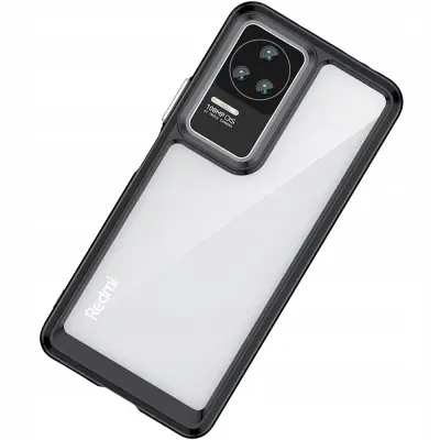 OUTER SPACE CASE ETUI OBUDOWA POKROWIEC FUTERAŁ DO XIAOMI POCO F4 5G CZARNE