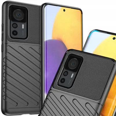 THUNDER CASE POKROV OHIŠJE ZA XIAOMI 12T PRO / 12T ČRN