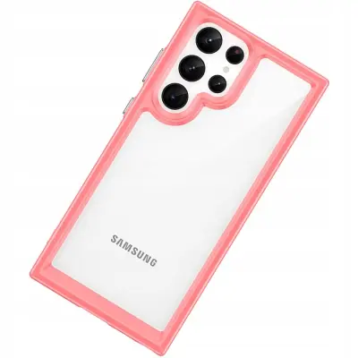 OUTER SPACE CASE ETUI OBUDOWA POKROWIEC DO SAMSUNG GALAXY S22ULTRA CZERWONY