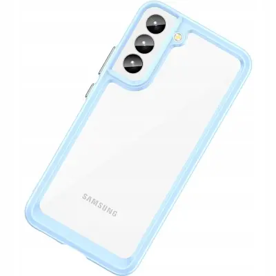 OUTER SPACE CASE ETUI OBUDOWA POKROWIEC DO SAMSUNG GALAXY S22+ NIEBIESKI