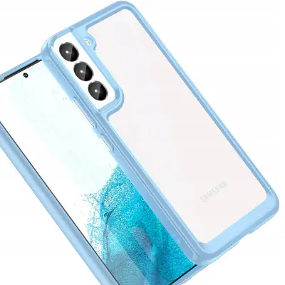 OUTER SPACE CASE ETUI OBUDOWA POKROWIEC DO SAMSUNG GALAXY S23+ NIEBIESKIE