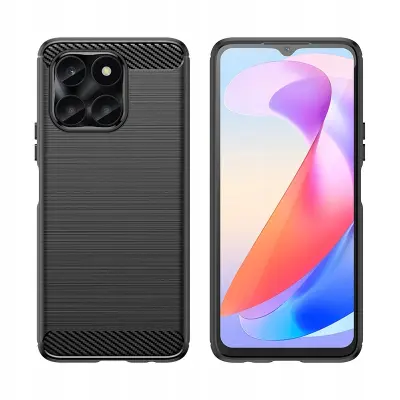 CARBON CASE OVITEK ZA HONOR X6A ČRN ZAD