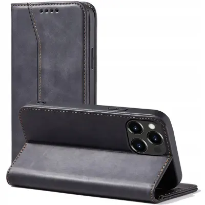 MAGNET FANCY CASE OVITEK OHIŠJE OVITEK ZA IPHONE 14 PRO ČRN