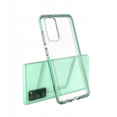 SPRING CASE ETUI OBUDOWA POKROWIEC DO SAMSUNG GALAXY S21 ULTRA 5G GRANATOWY