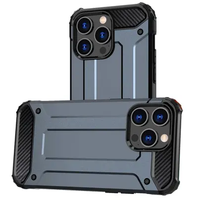 HYBRID ARMOUR CASE OVITEK OHIŠJE OVITEK ZA IPHONE 15PRO MODRA