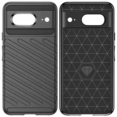 OVITEK THUNDER OVITEK POKROV OHIŠJA ETUI ZA GOOGLE PIXEL 8 PRO ČRN