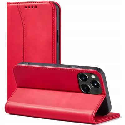 MAGNET FANCY CASE CASE OVITEK OHIŠJE OVITEK ZA IPHONE 14 PLUS RDEČA