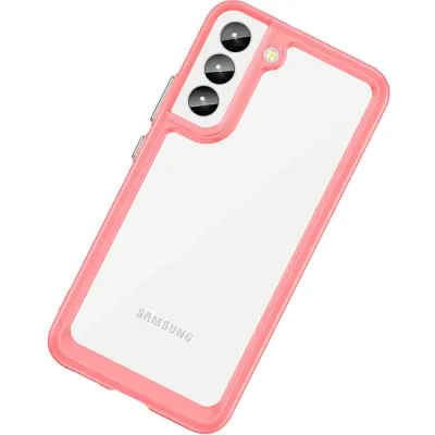 OUTER SPACE CASE ETUI OBUDOWA POKROWIEC DO SAMSUNG GALAXY S22+ CZERWONY
