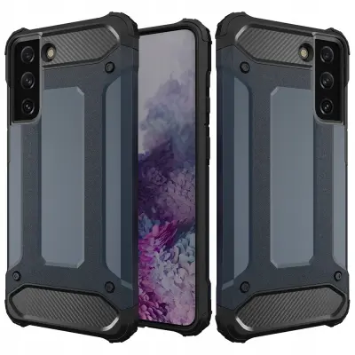 HYBRID ARMOR ETUI CASE OBUDOWA POKROWIEC DO SAMSUNG GALAXY S23+ NIEBIESKIE