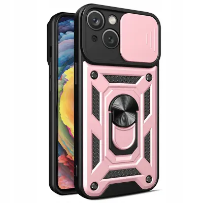 HYBRID ARMOUR CASE OVITEK OHIŠJE OVITEK ZA IPHONE 15 PLUS ROZA