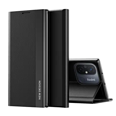 Etui s preklopom in stojalom za Xiaomi Redmi Note 12 Pro+ Sleep Case Pro črn