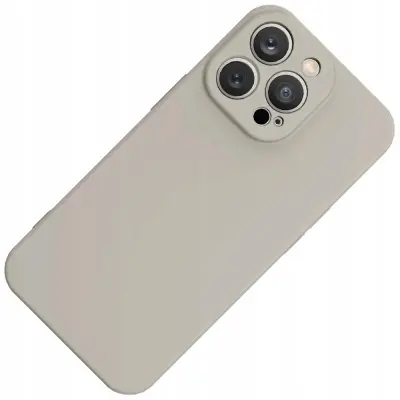 SILICONE CASE ETUI OBUDOWA POKROWIEC FUTERAŁ DO SAMSUNG GALAXY A14 BEŻOWE