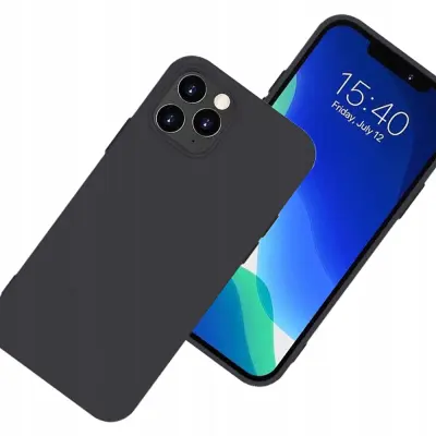 SILICONE CASE ETUI OBUDOWA DO XIAOMI REDMI NOTE 10 5G / POCO M3 PRO CZARNY