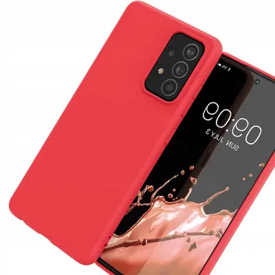 SILIKONSKI OVITEK OHIŠJE ZA SAMSUNG GALAXY A22 4G RDEČ