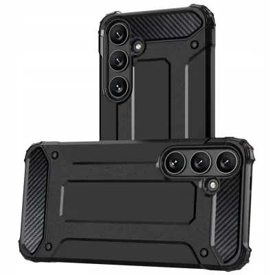 HYBRID ARMOR ETUI CASE OBUDOWA FUTERAŁ DO XIAOMI POCO C65/REDMI 13C CZARNE