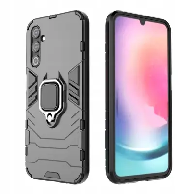 RING ARMOR CASE OVITEK OHIŠJE OVITEK ZA SAMSUNG GALAXY A24 ČRN