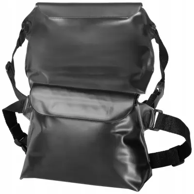 NEPREMOČLJIVA STENSKA TORBA BAG HIP STRAP PVC ČRNA