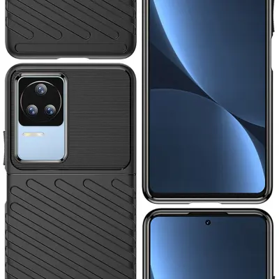 THUNDER CASE ETUI OBUDOWA POKROWIEC FUTERAŁ DO XIAOMI POCO F4 5G CZARNE