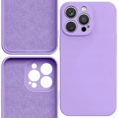 SILIKONSKI OVITEK OVITEK OHIŠJE OVITEK ZA IPHONE 14 PLUS VIJOLIČEN