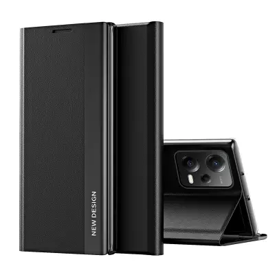 Ovitek z zavihkom in stojalom za Xiaomi Redmi Note 12 5G / Poco X5 5G Sleep Case Pro črn