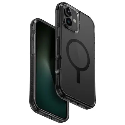 UNIQ COMBAT MAGCLICK POLNILNA ETUI MAGSAVE ZA IPHONE 16 ČRNA