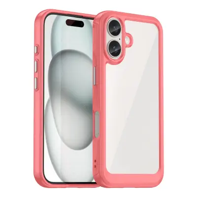 OVITEK OUTER SPACE Z GEL OKVIROM ZA IPHONE 16 PLUS - RDEČ
