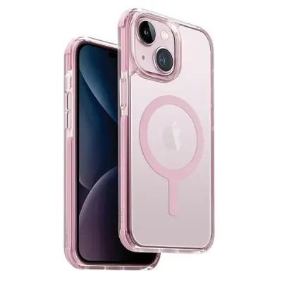 UNIQ COMBAT MAGCLICK POLNILNI OVITEK ZA IPHONE 15 PLUS 14 PLUS ROZA