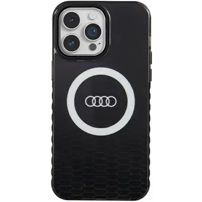 AUDI IML BIG LOGO MAGSAFE CASE OVITEK ZA IPHONE 14 PRO MAX ČRN