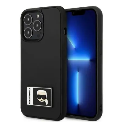 KARL LAGERFELD IKONIK OVITEK PATH ZA IPHONE 13 PRO/13 ČRN