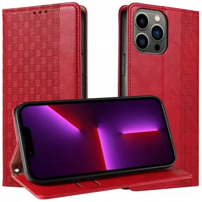 MAGNET STRAP CASE ETUI OBUDOWA POKROWIEC DO SAMSUNG GALAXY S23+ CZERWONE