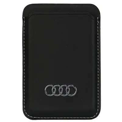 AUDI MAGNETNA DENARNICA ETUI IZ SINTETIČNEGA USNJA ZA MAGSAFE ČRNA
