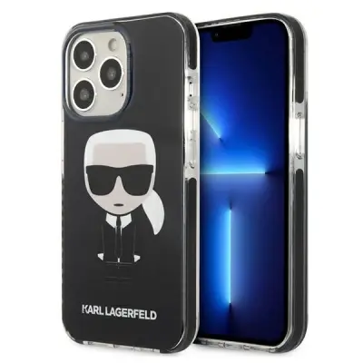 OVITEK KARL LAGERFELD ICONIK KARL ZA IPHONE 13 PRO 13 ČRN
