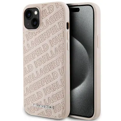 OVITEK KARL LAGERFELD PREŠIT OVITEK ZA IPHONE 15 PLUS ROZA