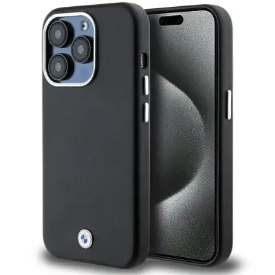 KOVINSKI OVITEK Z PODPISOM BMW ZA MAGSAFE OVITEK ZA IPHONE 14 PRO MAX ČRN