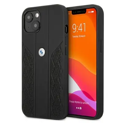 BMW BMHCP13SRSPPK OVITEK OVITEK ZA IPHONE 13 MINI 5.4 ČRNO USNJENO
