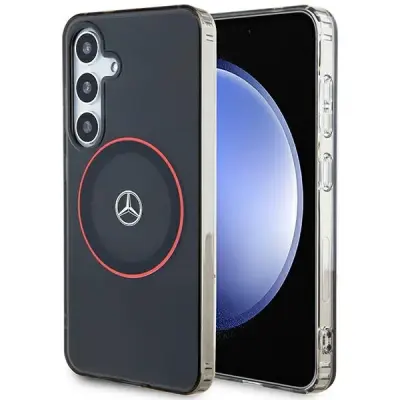 MERCEDES DVOSLOJNI OVITEK ZA MAGSAFE ZA SAMSUNG GALAXY S24 ČRN