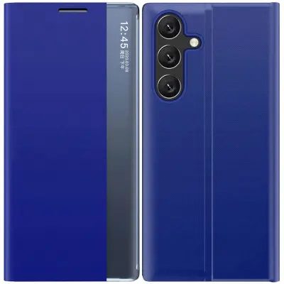NEW SLEEP VIEW CASE ETUI OBUDOWA FUTERAŁ DO SAMSUNG GALAXY A35 NIEBIESKIE