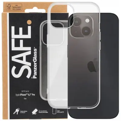 SAFE PANZERGLASS ETUI CASE OBUDOWA FUTERAŁ DO IPHONE 15/14/13 PRZEZROCZYSTE