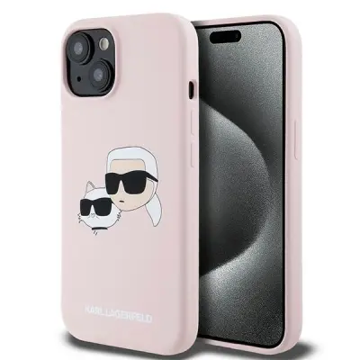 KARL LAGERFELD SILIKONSKI OVITEK KARL&CHOUPETTE MAGSAFE ZA IPHONE 15 14 13